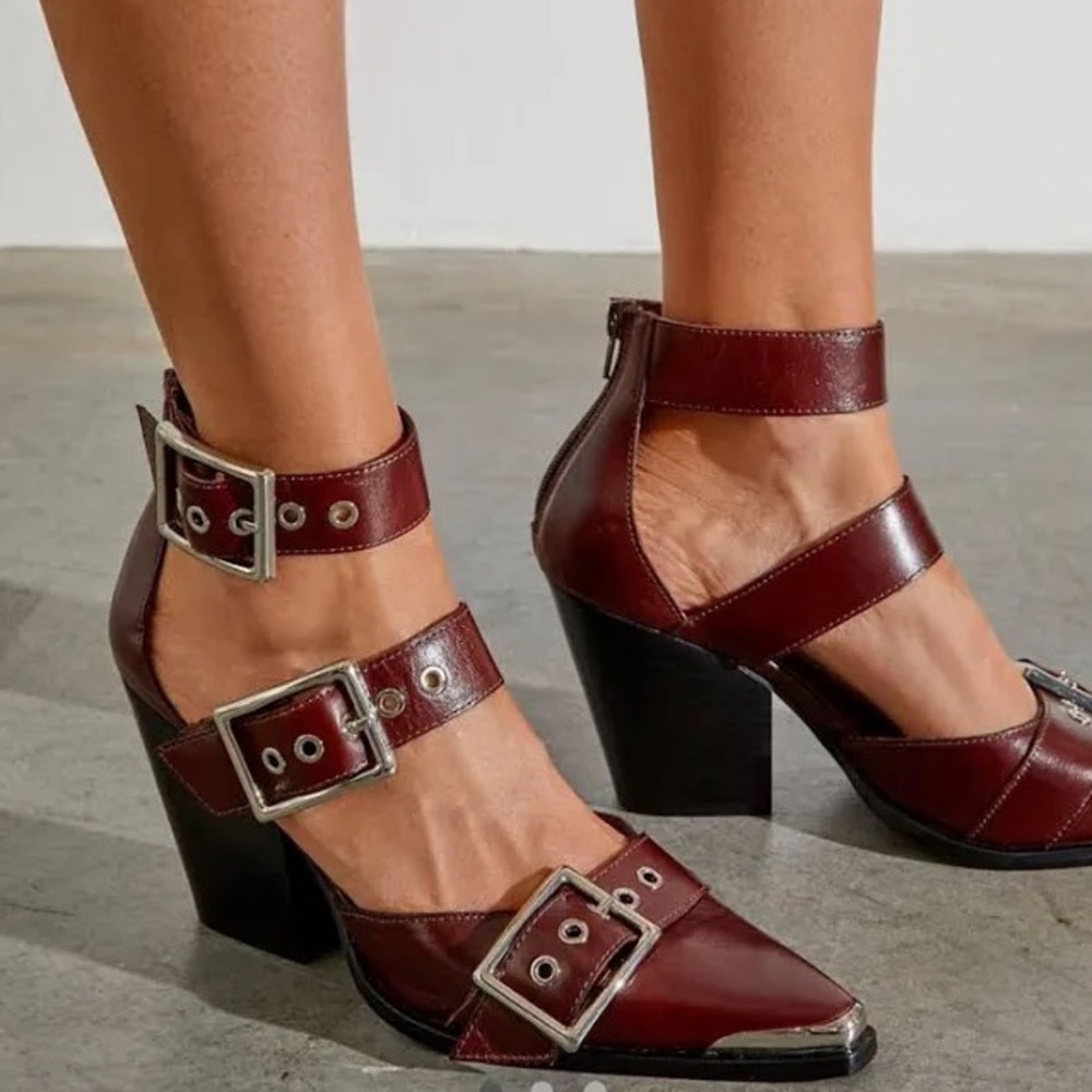 NWOBox Jeffrey Cam Hendrix Heels in Rust 🚩SOLD OUT COLOR